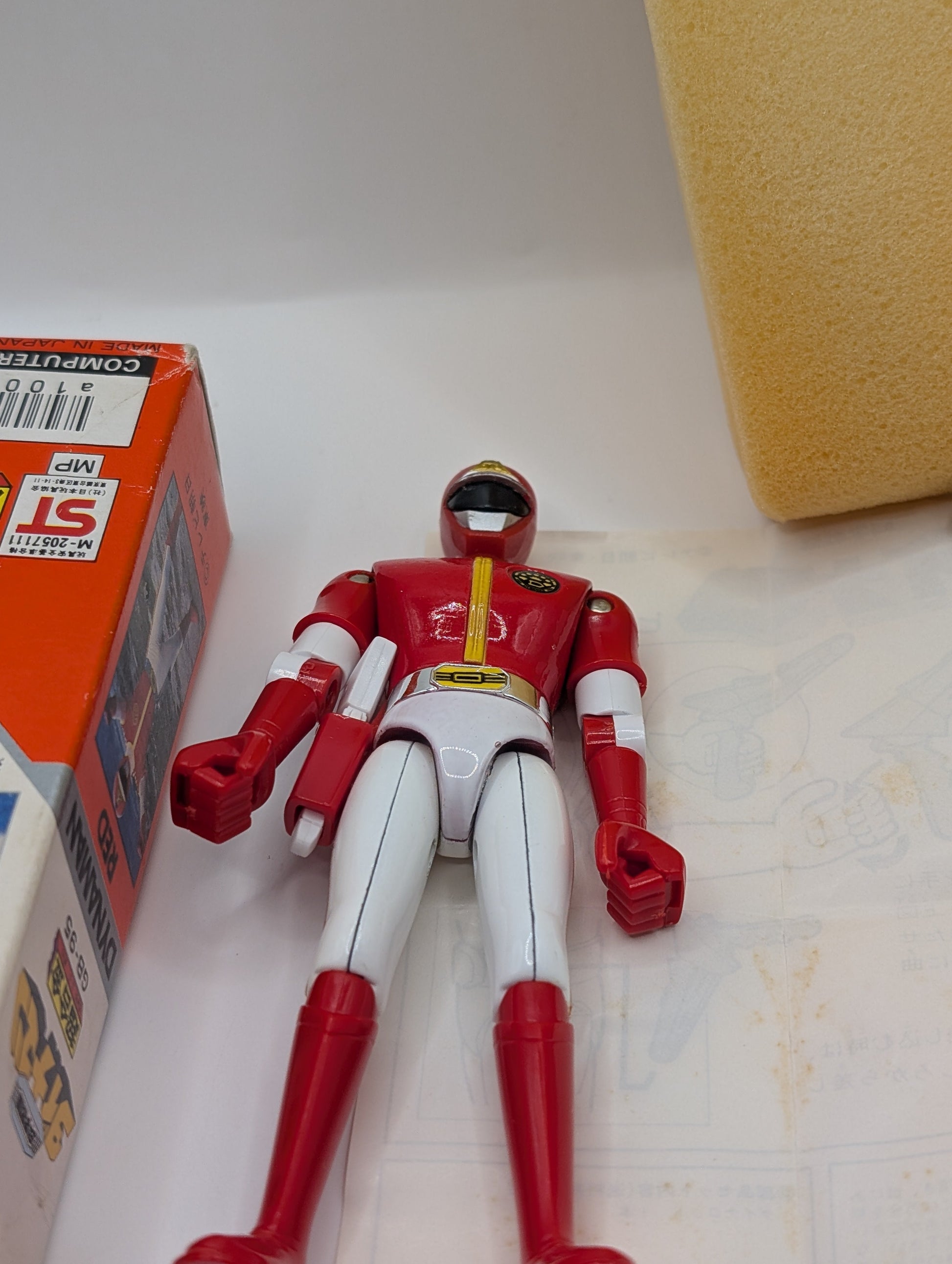 1983 BANDAI JAPAN POWER RANGERS SENTAI DYNAMAN POPY CHOGOKIN MEGA RARE red FRENLY BRICKS - Open 7 Days