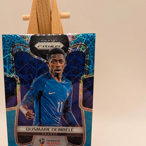 2018 Panini Prizm World Cup #85 Ousmane Dembele Light Blue Lazer #/125 France FRENLY BRICKS - Open 7 Days