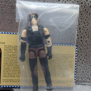 GI JOE~ 2001 ZARTAN ~ SPY EXCELLENT~ 100% complete & CARD 2000 FRENLY BRICKS - Open 7 Days