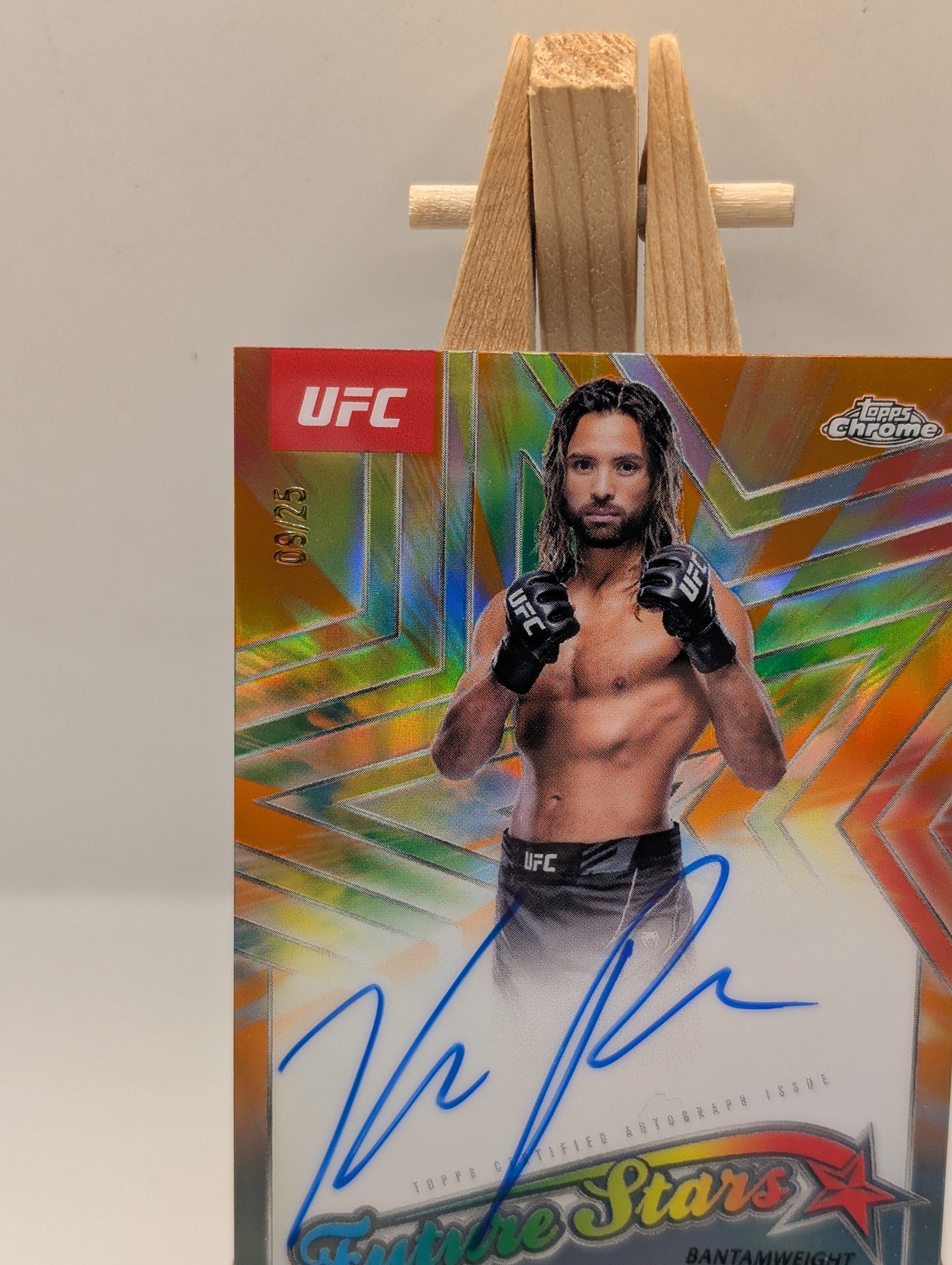 2025 Topps Chrome UFC Kyler Phillips Future Stars Auto Refractor SP #/25 FRENLY BRICKS - Open 7 Days