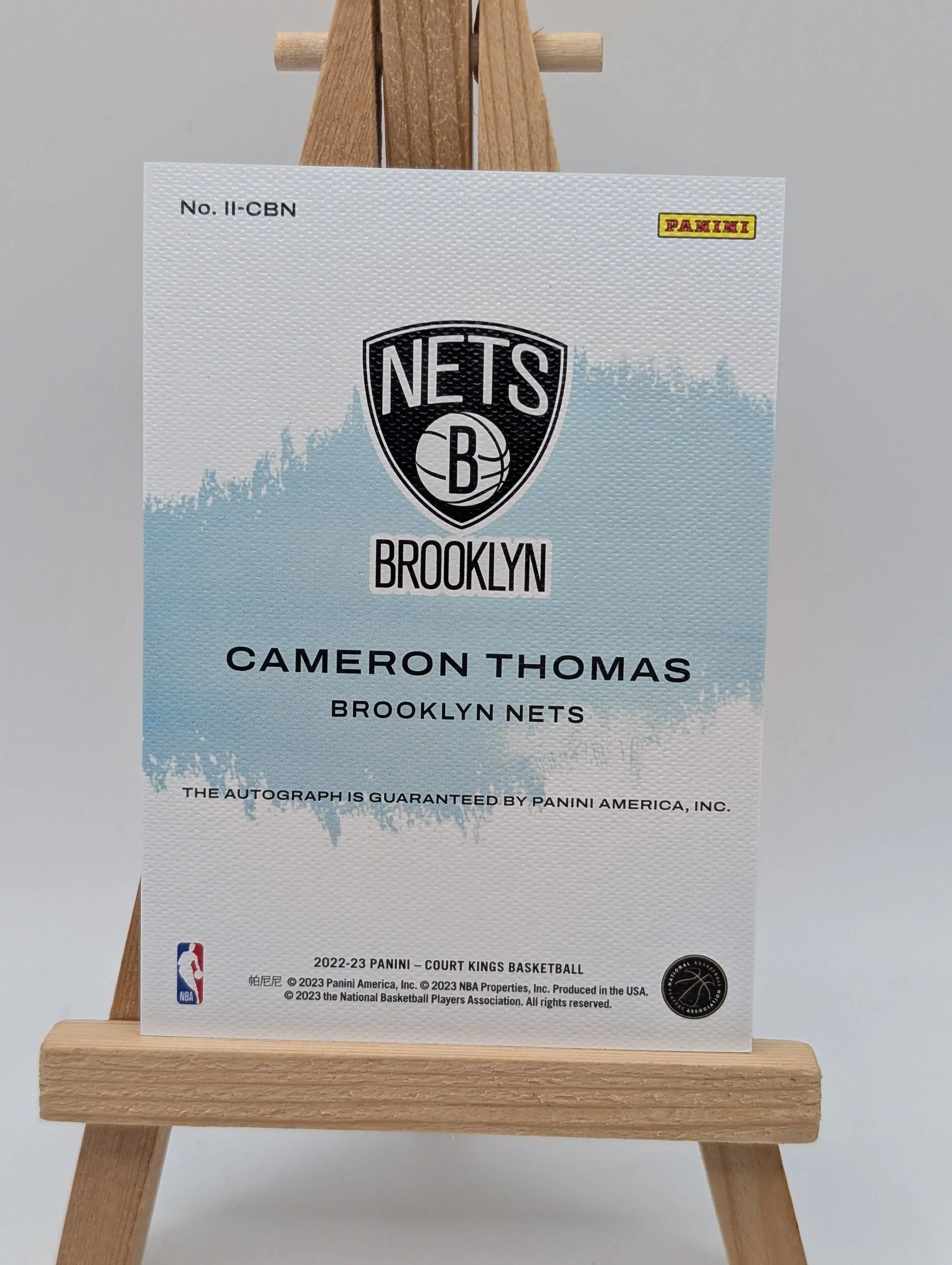 2022 Panini Court Kings Cameron Thomas Impressionist Ink Auto SP Nets FRENLY BRICKS - Open 7 Days