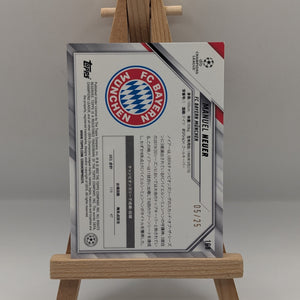 2021-22 Topps Chrome UCL Manuel Neuer ORANGE /25 #159 FRENLY BRICKS - Open 7 Days