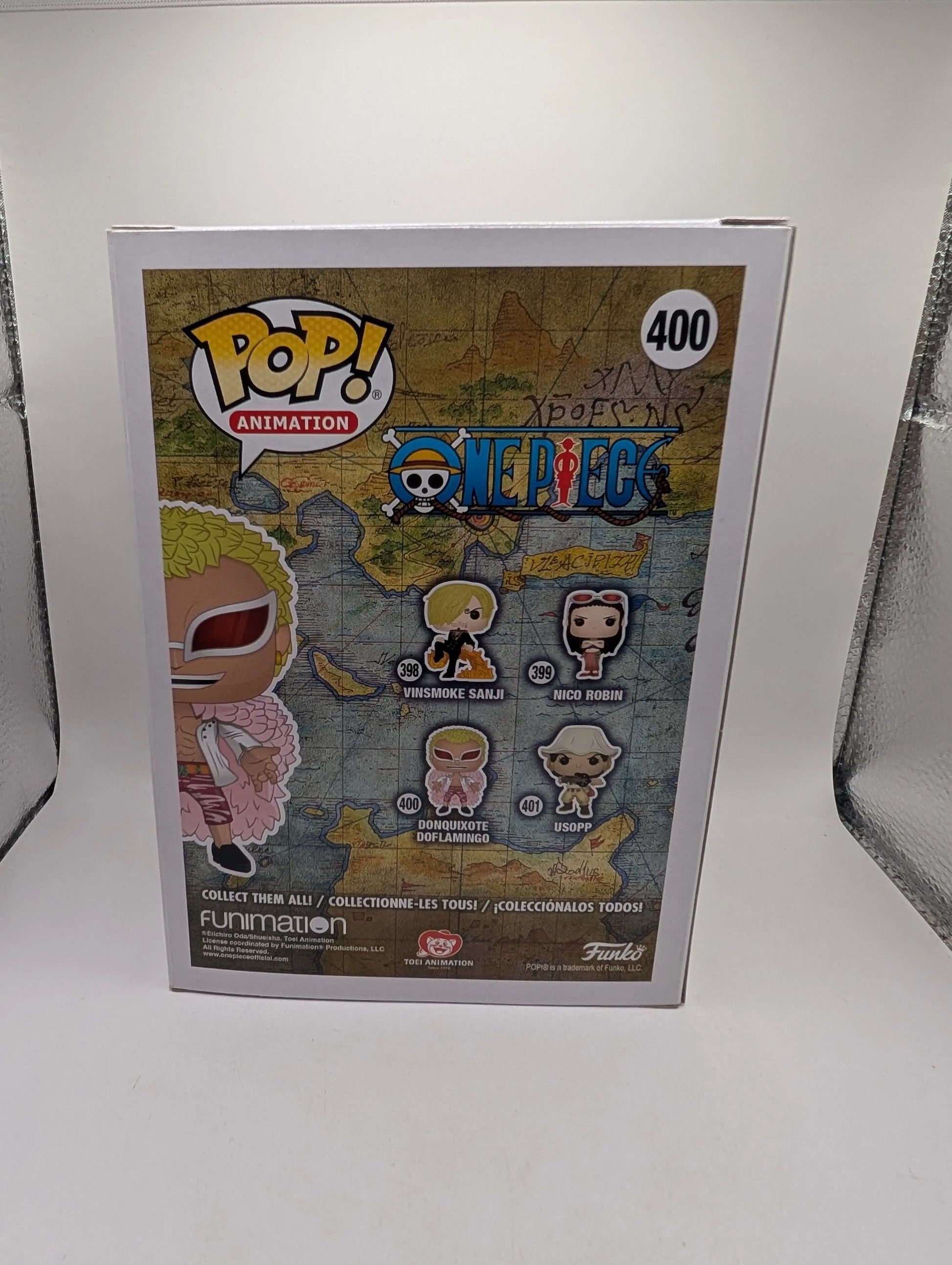 One Piece - Donquixote Doflamingo #400 Pop! VINYL Figure FRENLY BRICKS - Open 7 Days