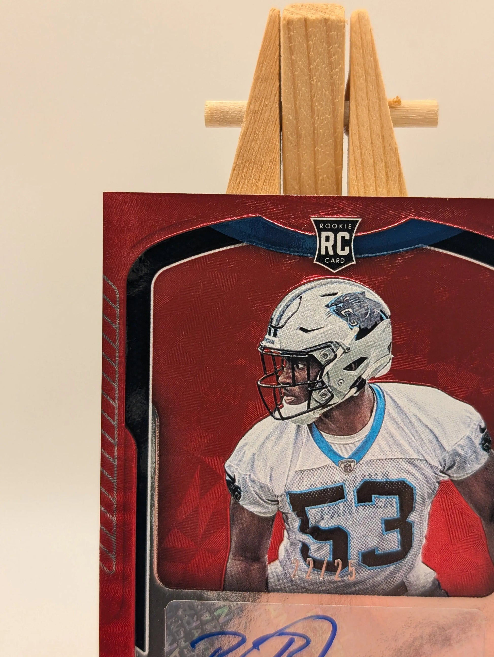 2019 Panini Certified Brian Burns Auto #/25 Rookie Autograph RC #139 Red FRENLY BRICKS - Open 7 Days