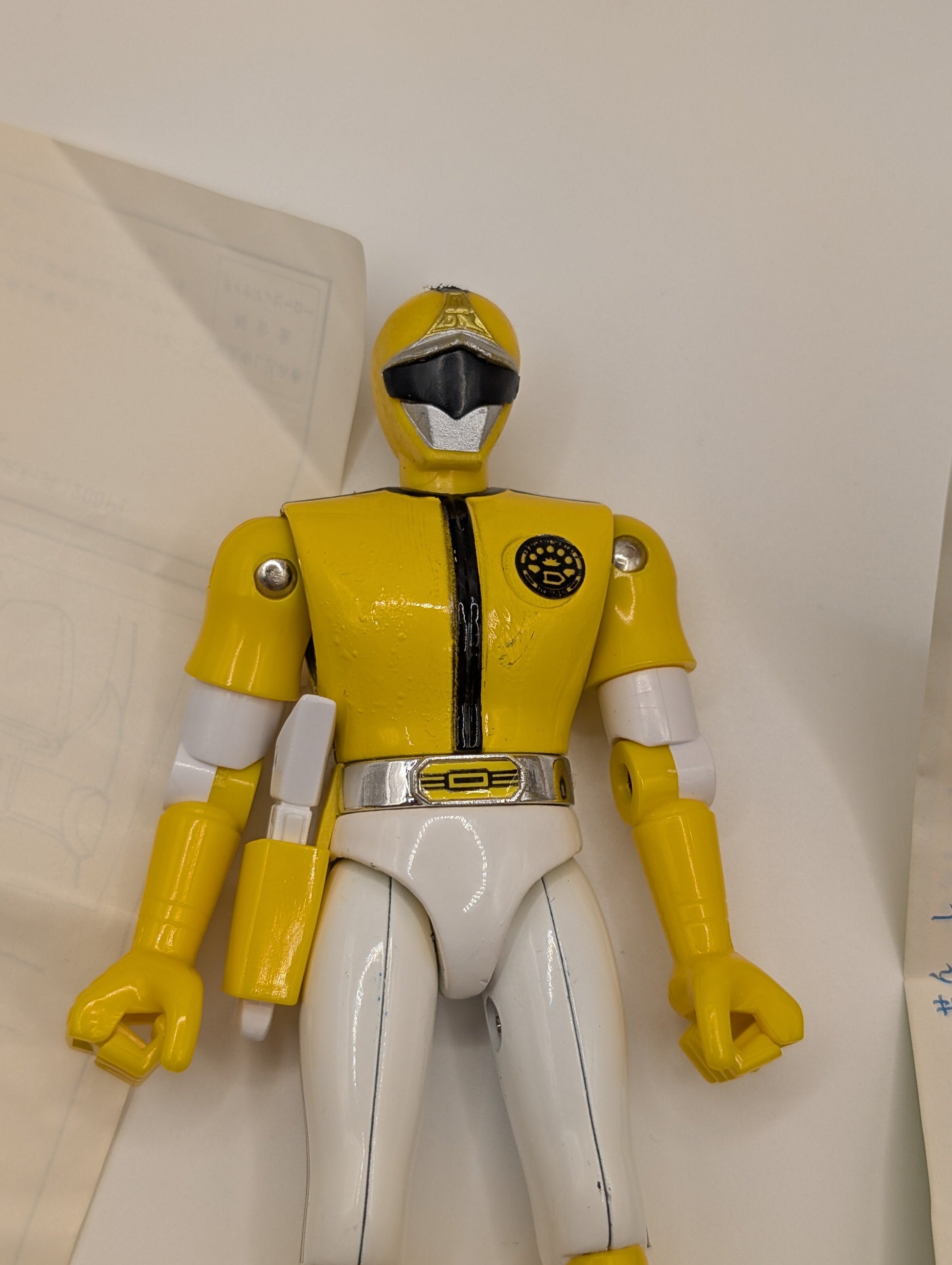 1983 BANDAI JAPAN POWER RANGERS SENTAI DYNAMAN POPY CHOGOKIN MEGA RARE yellow FRENLY BRICKS - Open 7 Days