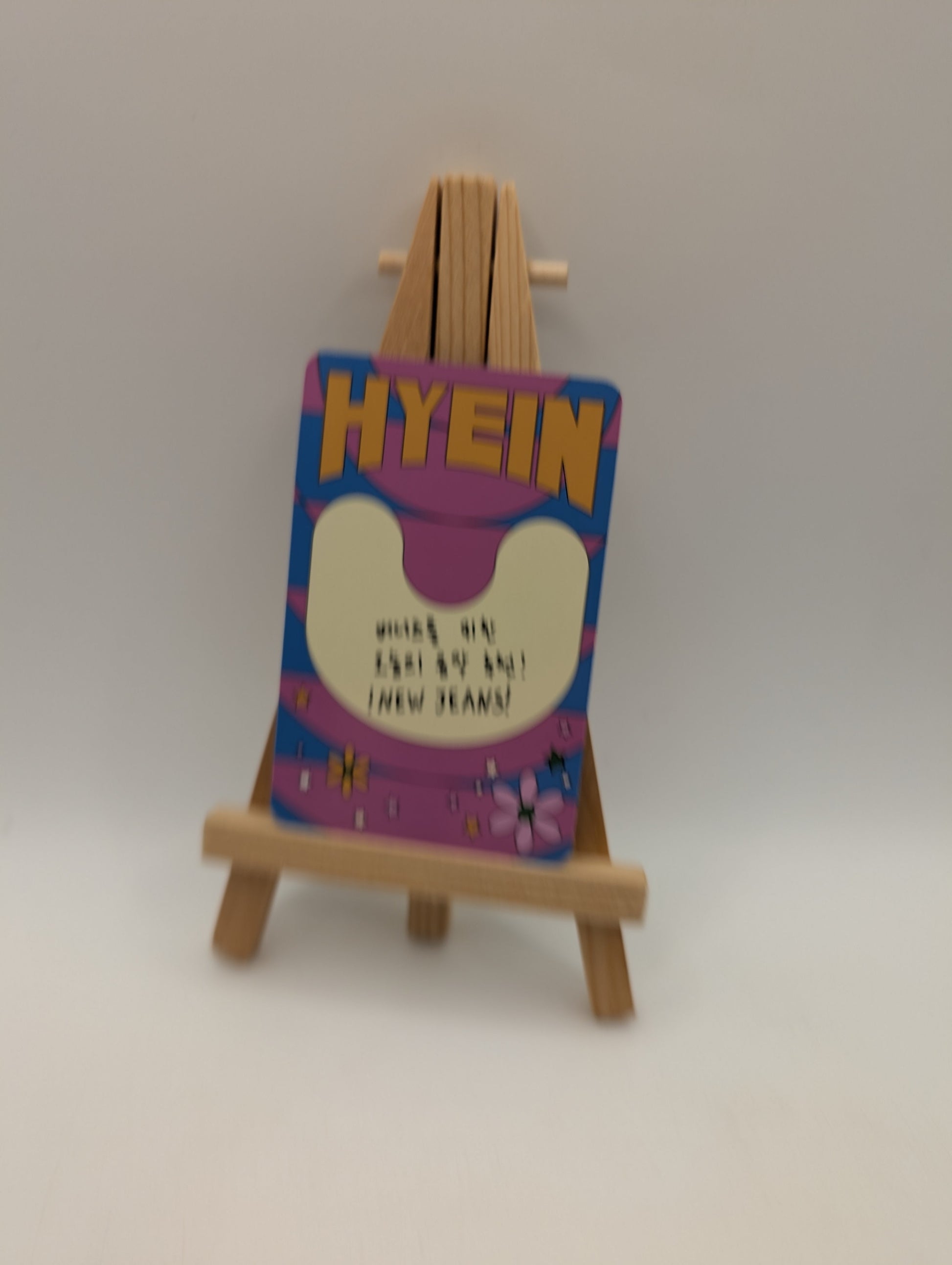 NewJeans Hyein Get Up 2nd EP Album Weverse K-pop Poca 2023 Message Card F FRENLY BRICKS - Open 7 Days