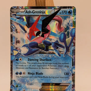 Ash-Greninja EX XY133 Black Star Promo Collection Box Holo Rare Pokemon Card MP FRENLY BRICKS - Open 7 Days