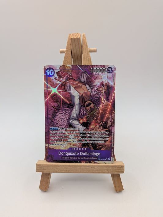 Donquixote Doflamingo (Alt Art) OP14-069 THE AZURE SEA'S SEVEN English FRENLY BRICKS - Open 7 Days