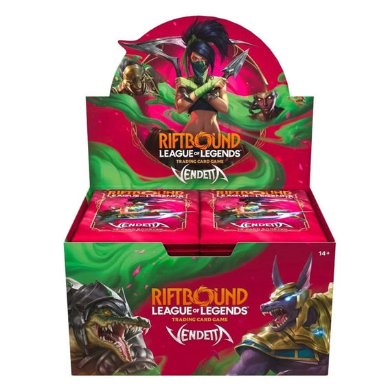 Vendetta Riftbound League of Legends TCG Booster Display [Pre-Order 31/7] FRENLY BRICKS - Open 7 Days