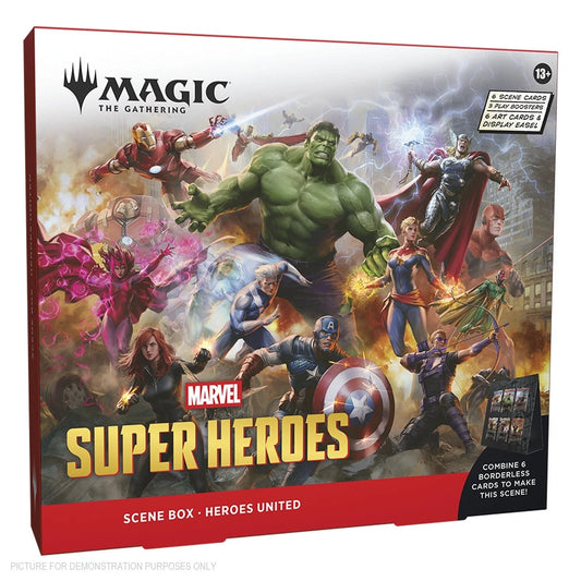 Magic: The Gathering® | Marvel Super Heroes Scene Box - Heroes United FRENLY BRICKS - Open 7 Days