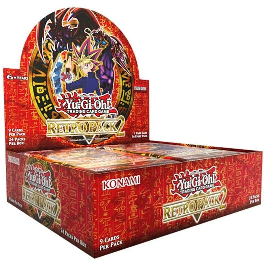Yugioh Retro Pack 2 Booster Box Factory Sealed In Hand 24 Packs FRENLY BRICKS - Open 7 Days
