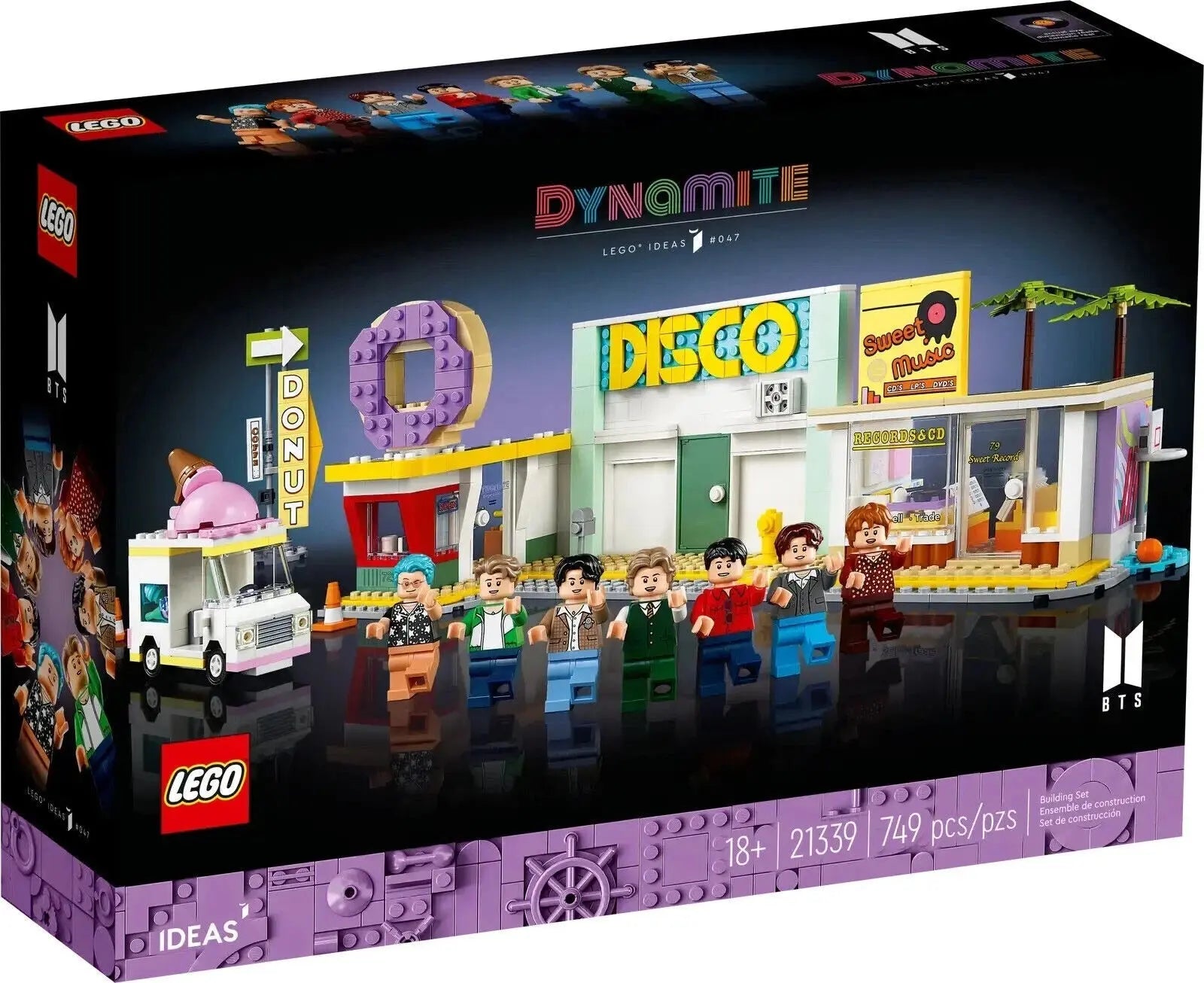 LEGO Ideas 21339 BTS Dynamite Set - Sealed BNIB Authentic K-Pop Collectible Rare FRENLY BRICKS - Open 7 Days