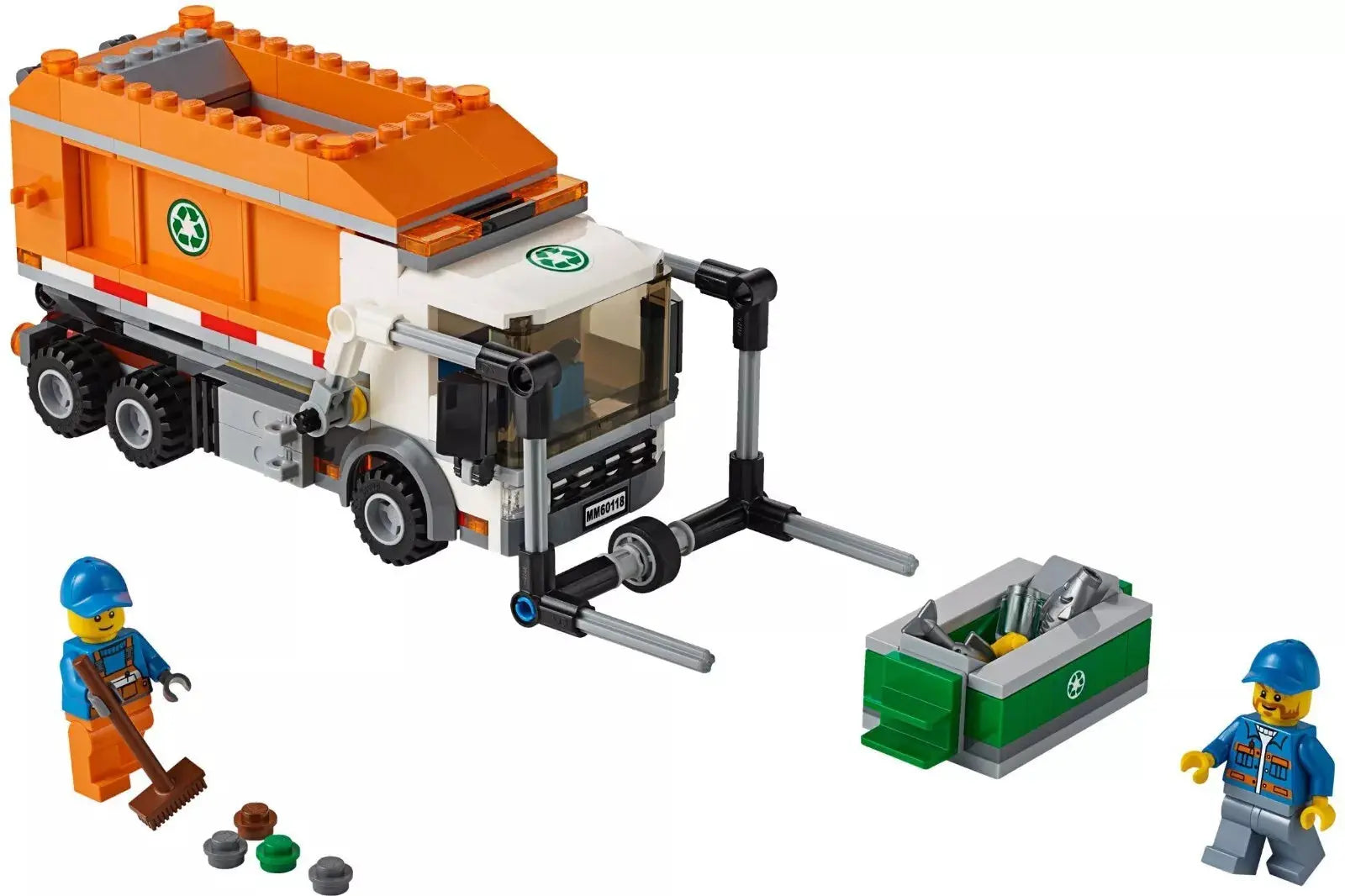 LEGO City 60118 Garbage Truck - Sealed Factory NISB Set - Retired Rare FRENLY BRICKS - Open 7 Days