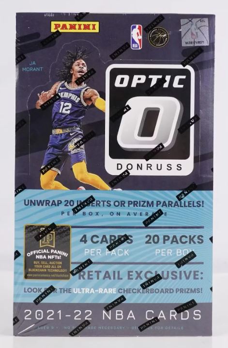 2021-22 PANINI DONRUSS OPTIC BASKETBALL RETAIL BOX FRENLY BRICKS - Open 7 Days