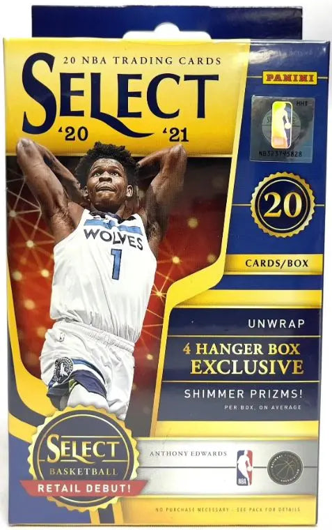 2020/21 Panini Select Basketball Hanger Box (Shimmer Prizms!) FRENLY BRICKS - Open 7 Days