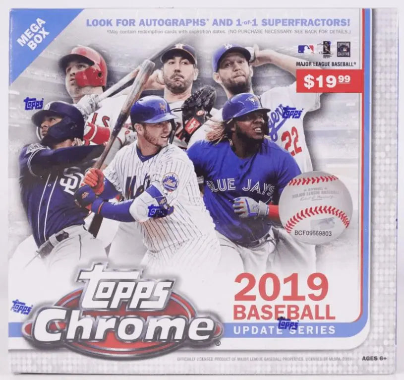 2019 Topps Chrome Update Series Baseball Mega Box FRENLY BRICKS - Open 7 Days