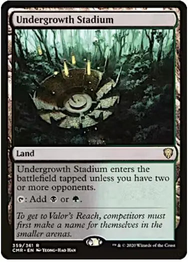 Undergrowth Stadium Commander Legends (R) Collector #: 359 FRENLY BRICKS - Open 7 Days
