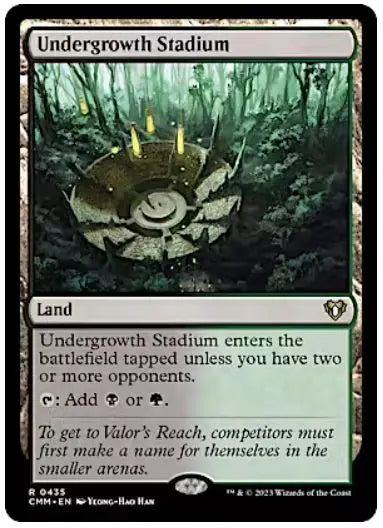 Undergrowth Stadium Commander Masters (R) Collector #: 0435 FRENLY BRICKS - Open 7 Days